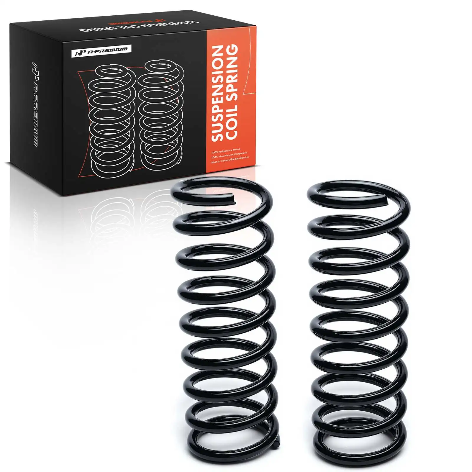 A-Premium 2Pcs Front Left & Right Coil Springs for Ford Mustang 1964-1966 Falcon 1963-1965 Maverick 1970-1972 Ranchero 1964-1965