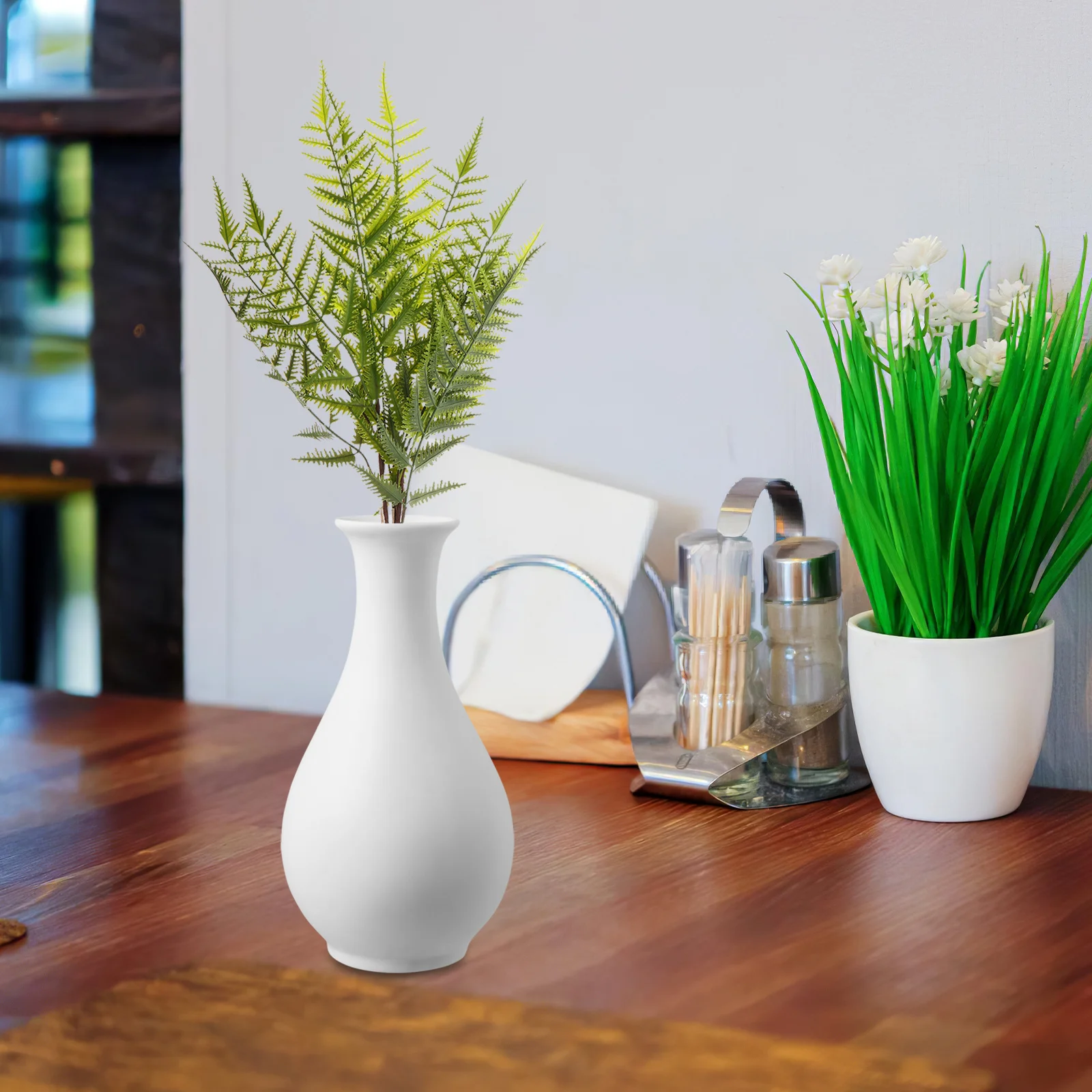 

Artificial Fern Greenery Lifelike Faux Plastic Plants Outdoor Indoor Home Office Garden Decoration Fern Stems Green Plants