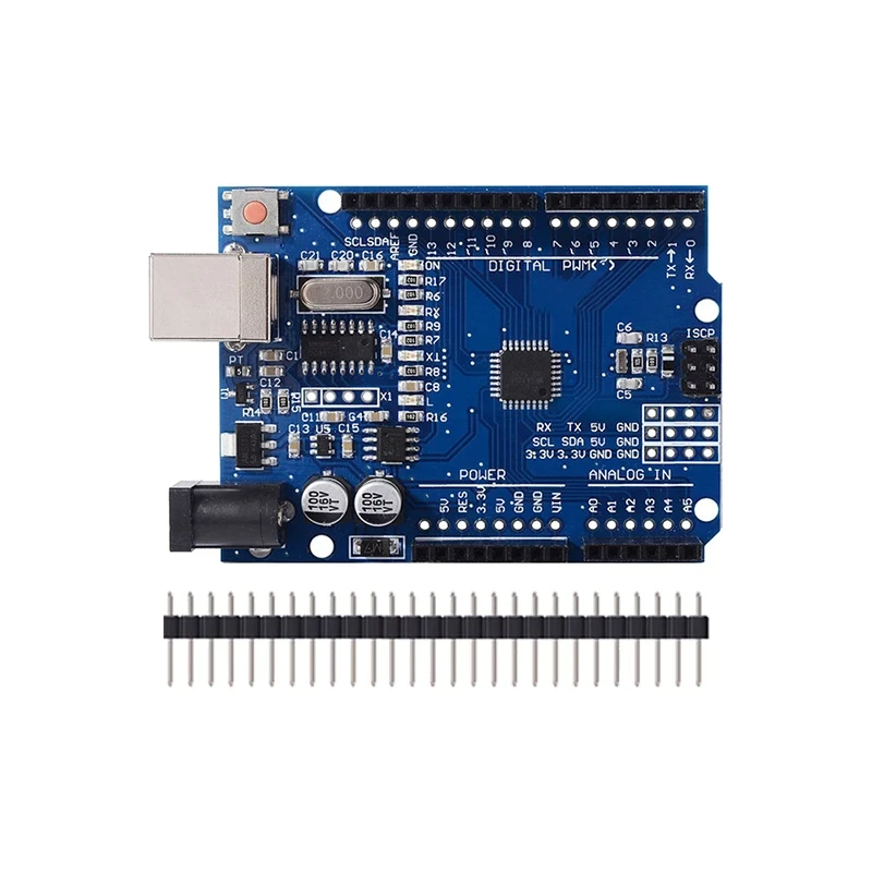 UNO R3 kotak resmi ATMEGA16U2 / UNO + WiFi R3 asli ATMEGA328P Chip CH340G untuk Arduino UNO R3 Development Board WeMos ESP8266
