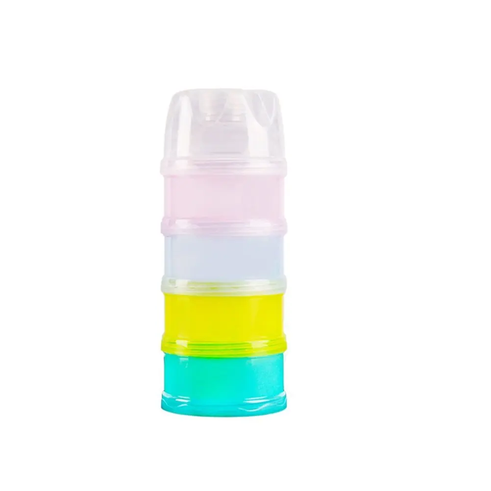 

4-Compartment Twist-Lock Stackable Formula Dispenser for Bottles Up to 237Ml Easy-Pour Spout No Spill Dishwasher Safe