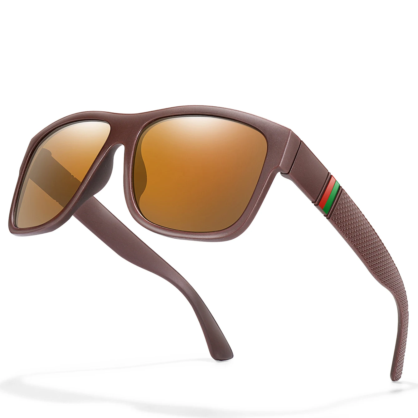 Karos Polarisierte Mode Quadrate Brille Unisex Ultraleicht Anti-Glare Fahren Brillen Outdoor Radfahren Angeln UV400 Sonnenbrille