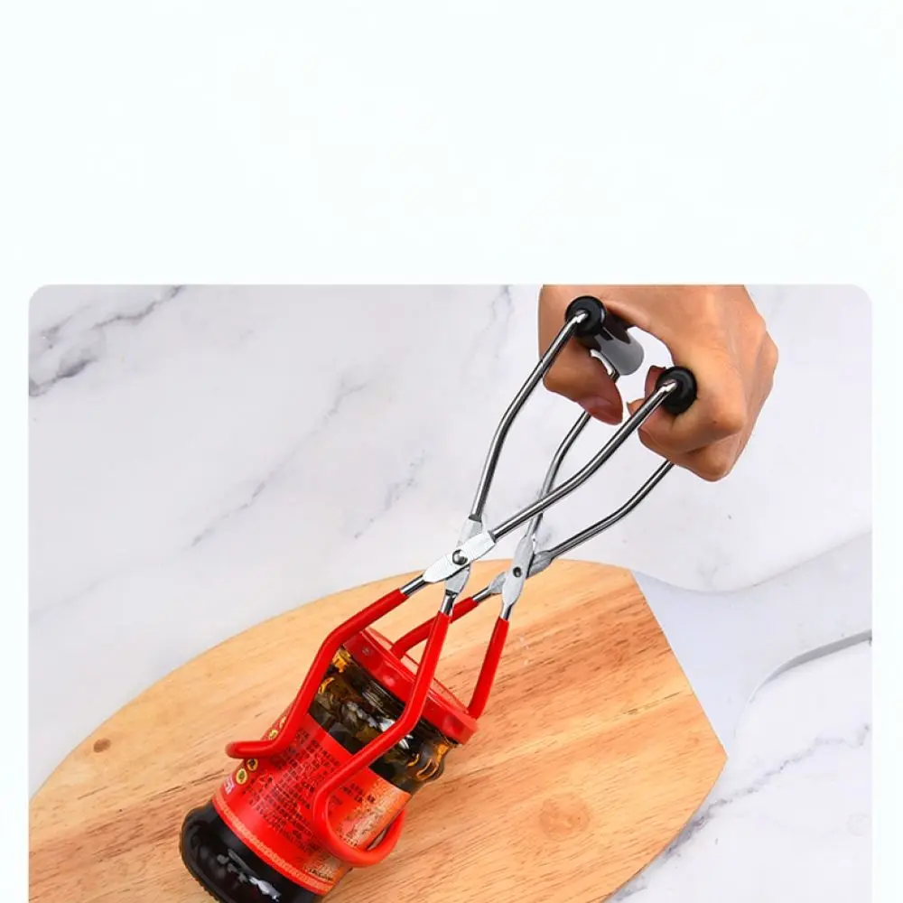 Stainless Steel Anti Scald Bowl Clip Kitchen Tongs Hot Dish Gripper Multifunction Cooking Tool Safe Pot Holder Clamp