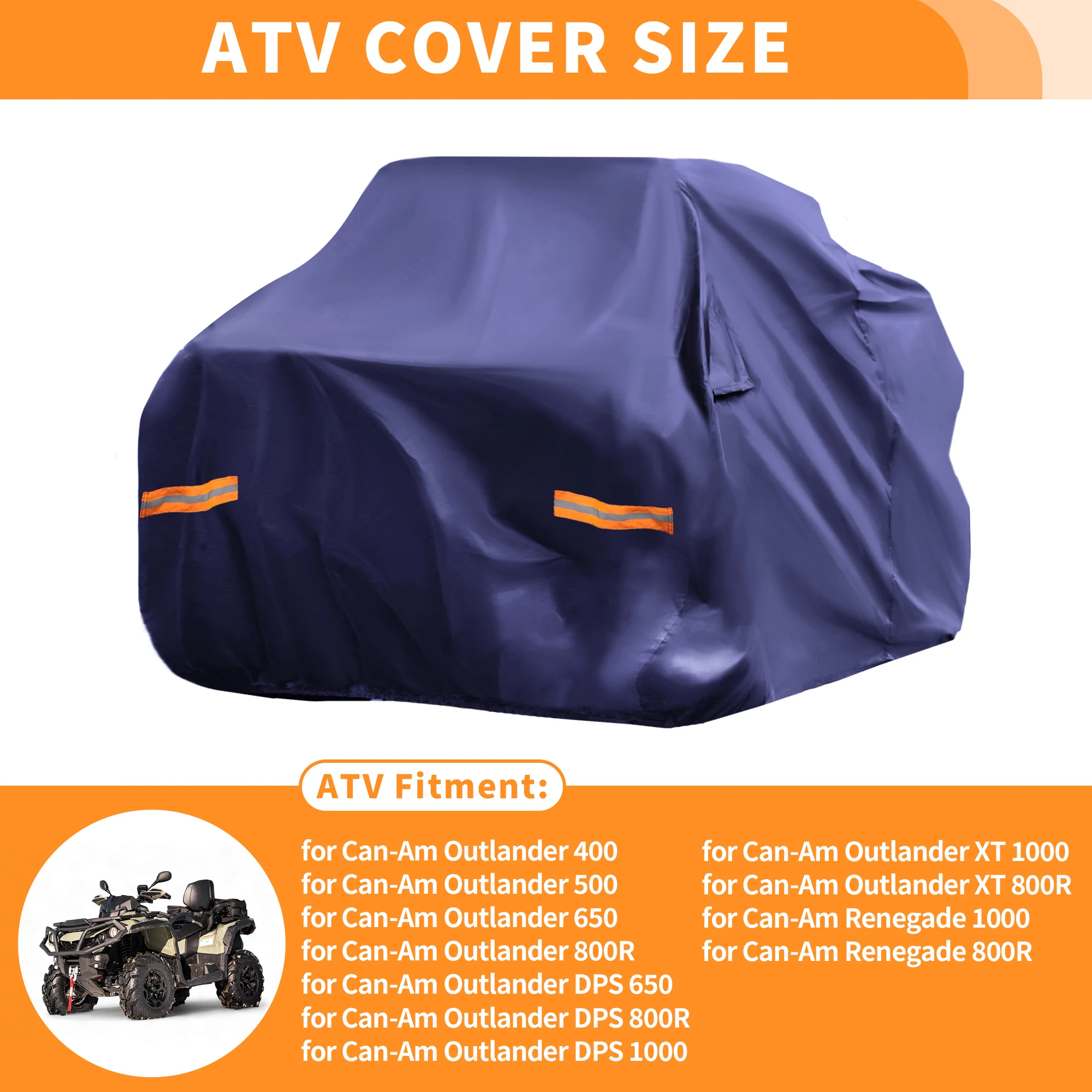 funda-para-cuatrimoto-uxcell-atv-para-can-am-outlander-400-impermeable-azul-marino-86-×46-×44-219x117x112cm