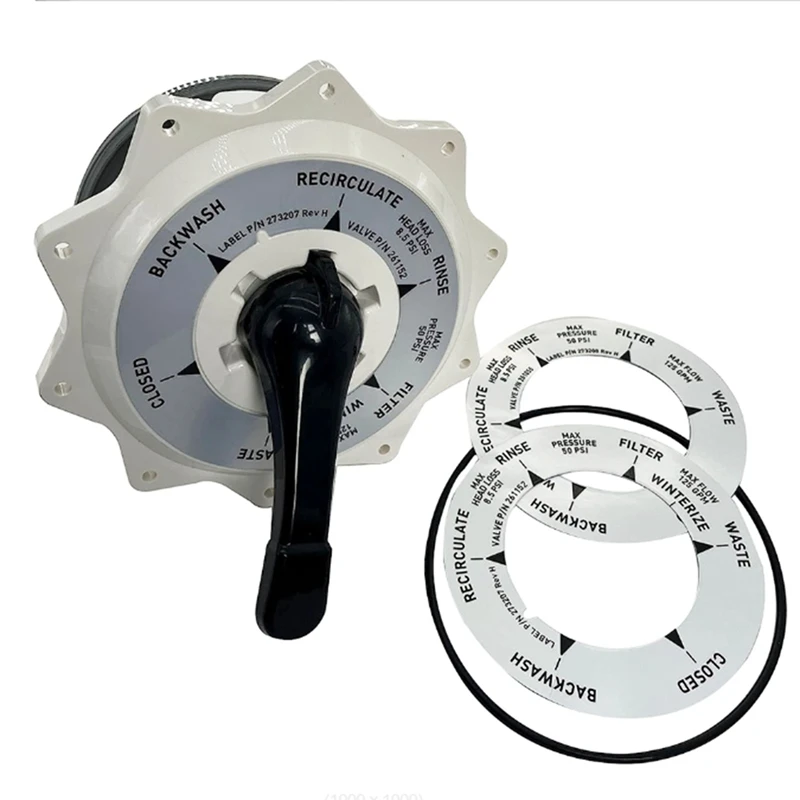 

270067 2-Inch Top Valve Assembly For Pentair Hiflow Top And Side Mount Pool/Spa Multi-Port Valves