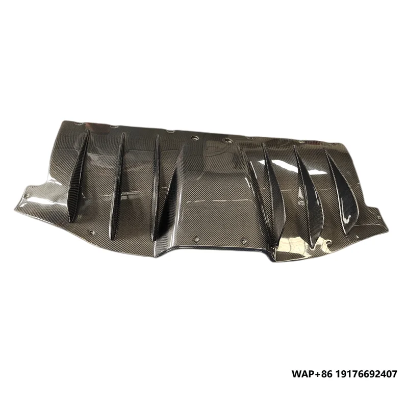 

For 458 Carbon Fiber Rear Diffuser Valance OEM Style Front Bumper Lip Rear Diffuser Valance Spoiler 11-13