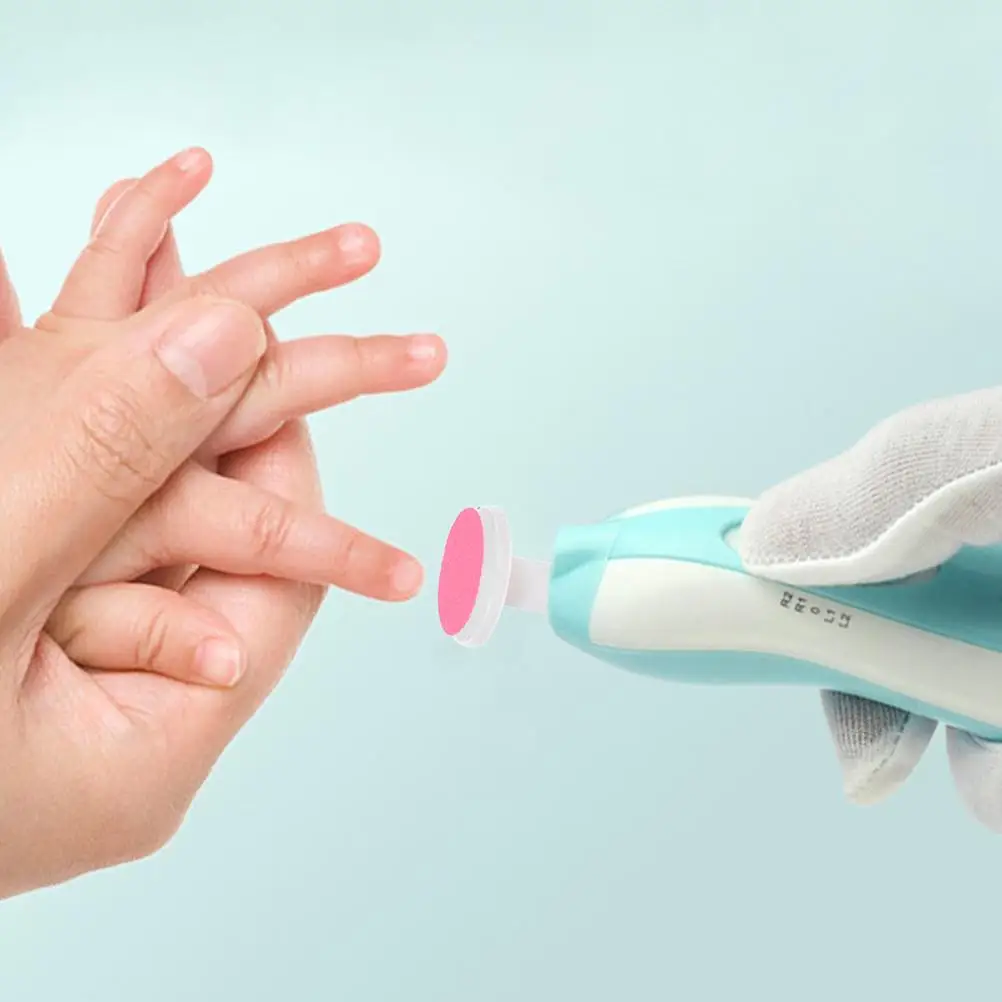24Pcs Baby Elektrische Nagel Trimmer Kind Nagel Polierer Werkzeug Schleifen Kopf Nägel Trimmer Elektrische Refill Pad Ersatz für Mutter