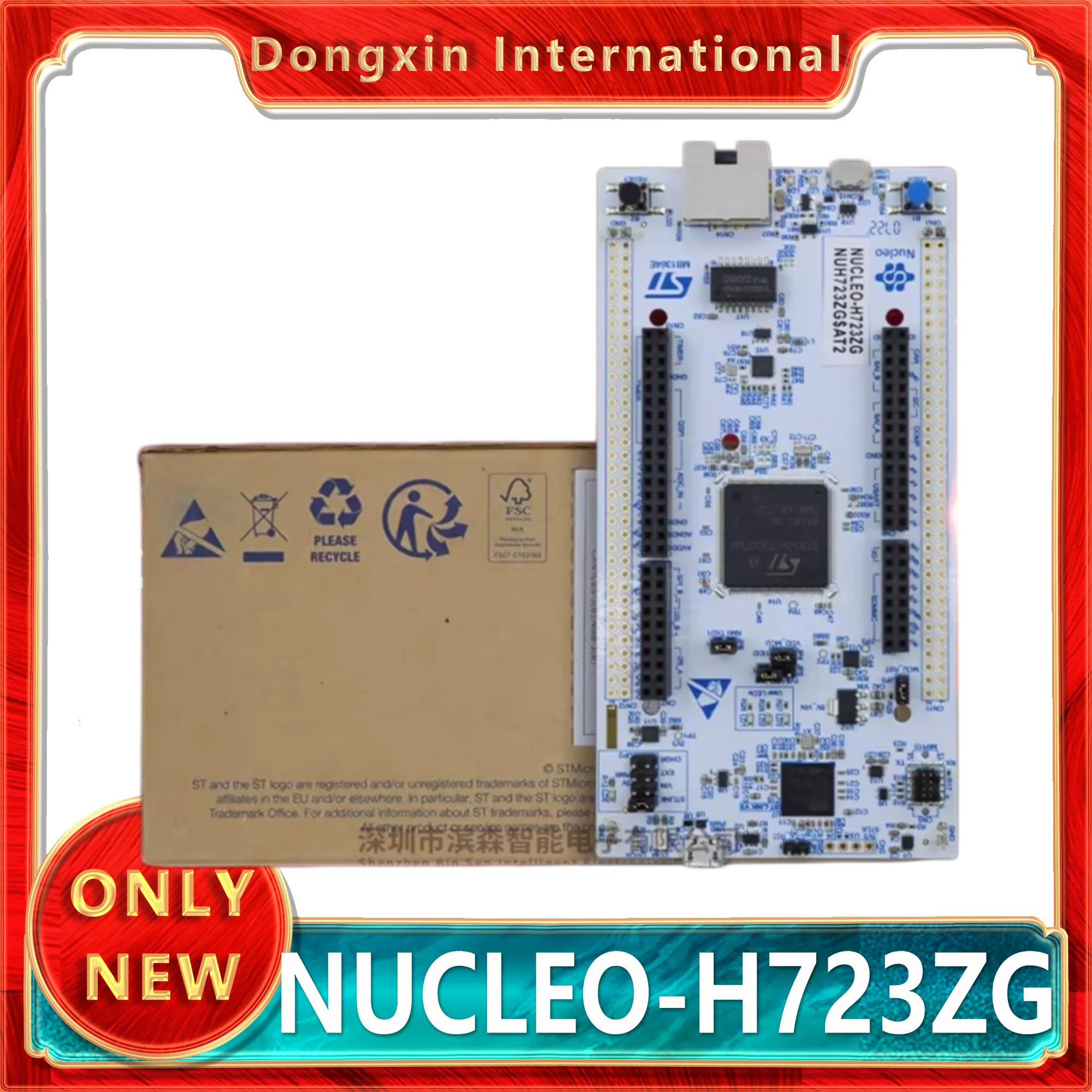 nucleo-h723zg-carte-de-developpement-nucleo-144-stm32-avec-stm32h723zg-mcu-prend-en-charge-ardu37-st-zio-et-la-connectivite-morpho