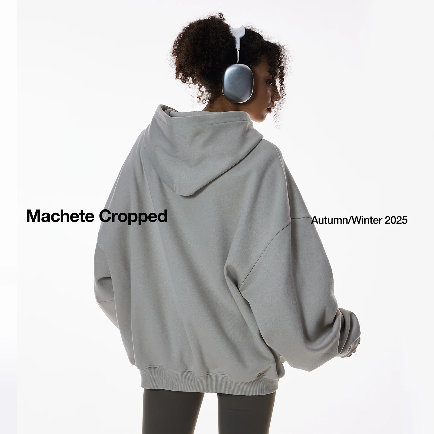 INFLATION Men Short Curved Hem Hoodie Winter 2025 American Streetwear Eggshell Fleece Warm Pullover Sweatshirt