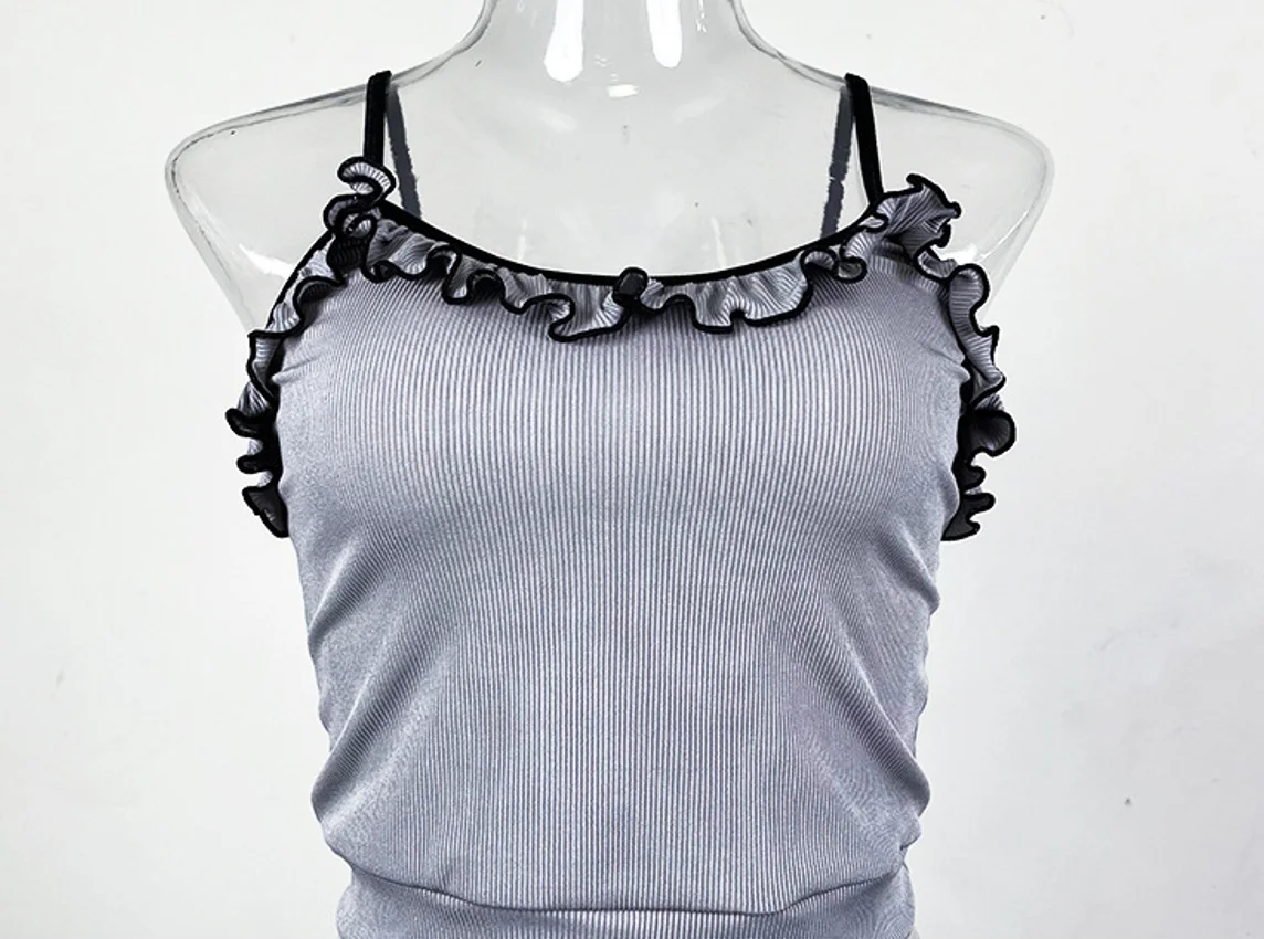 Женские модные летние двухсекционные полосатые ткани в рубчик, серые укороченные топы и шорты с v-образным вырезом, сексуальные повседневные пижамные комплекты