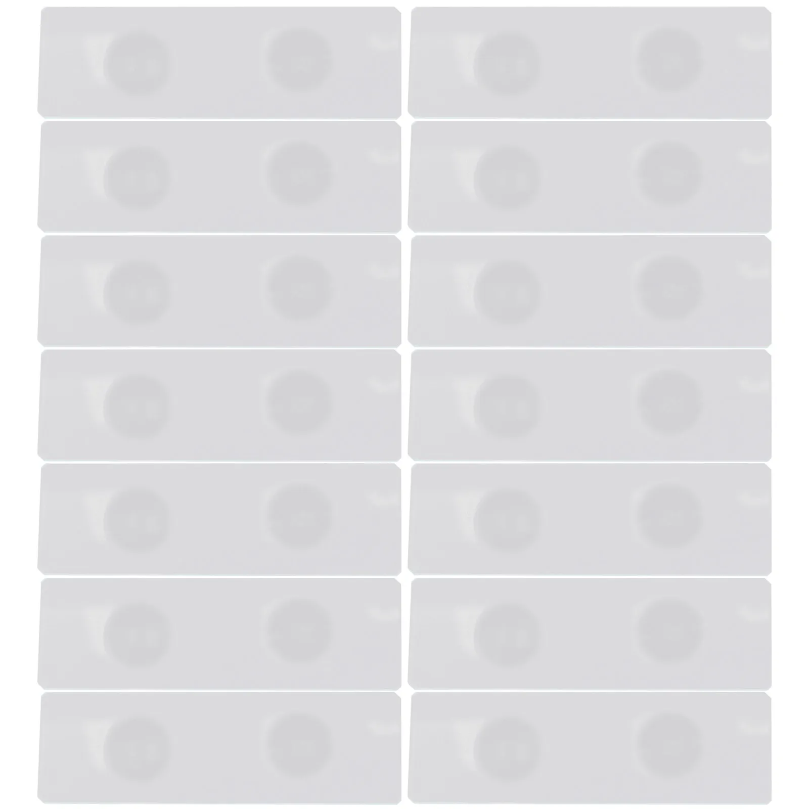 

50 шт. двойных вогнутых стеклянных предметных стекол для микроскопа для лабораторных образцов, наблюдения за водными образцами, стабильные и прочные слайды