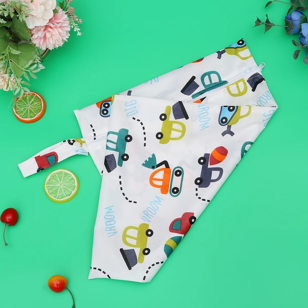 

Сумка для детских подгузников, многоразовая водонепроницаемая сумка для детских подгузников, многоцелевая большая вместительная уличная сумка для подгузников с мультяшным узором, портативная