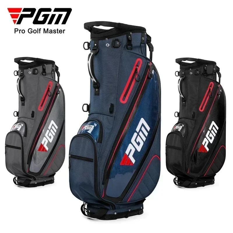 NEW PGM Golf Bag Men's Stand Bag Waterproof Hidden Thermostatic Bag Folding Base Golf Club view 5