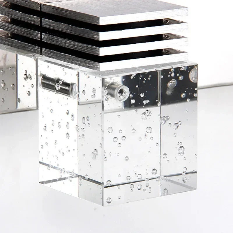 DINDALLED الحديثة وحدة إضاءة LED جداريّة مصباح الكريستال الشمعدان لغرفة المعيشة غرفة الطعام غرفة نوم السرير مرآة حمام ديكور المنزل تركيبة إضاءة