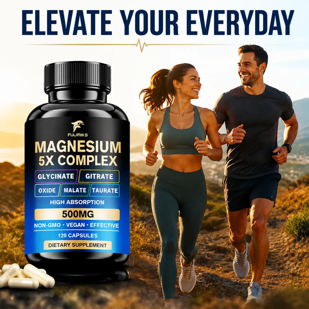 Health Wellness & Nutrition Center Llc - Magnesium Complex Extra Strength 500mg, Stress,