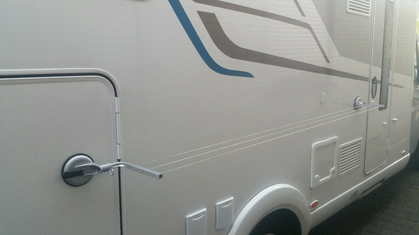 2 قطعة RV المظلة شفط كأس قوس عدة البلاستيك الأبيض ل Thule Omnistor متنقل قافلة شاحنة التخييم RV اكسسوارات