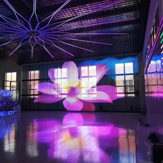 LED Şeffaf Ekranlar, Çıplak Gözle Görülebilen 3D Ekranlar ve Akıllı Işık Direkleri Tam Renkli HD Reklam Ultra İnce Cam Duvar Etkinlik Ekranı L