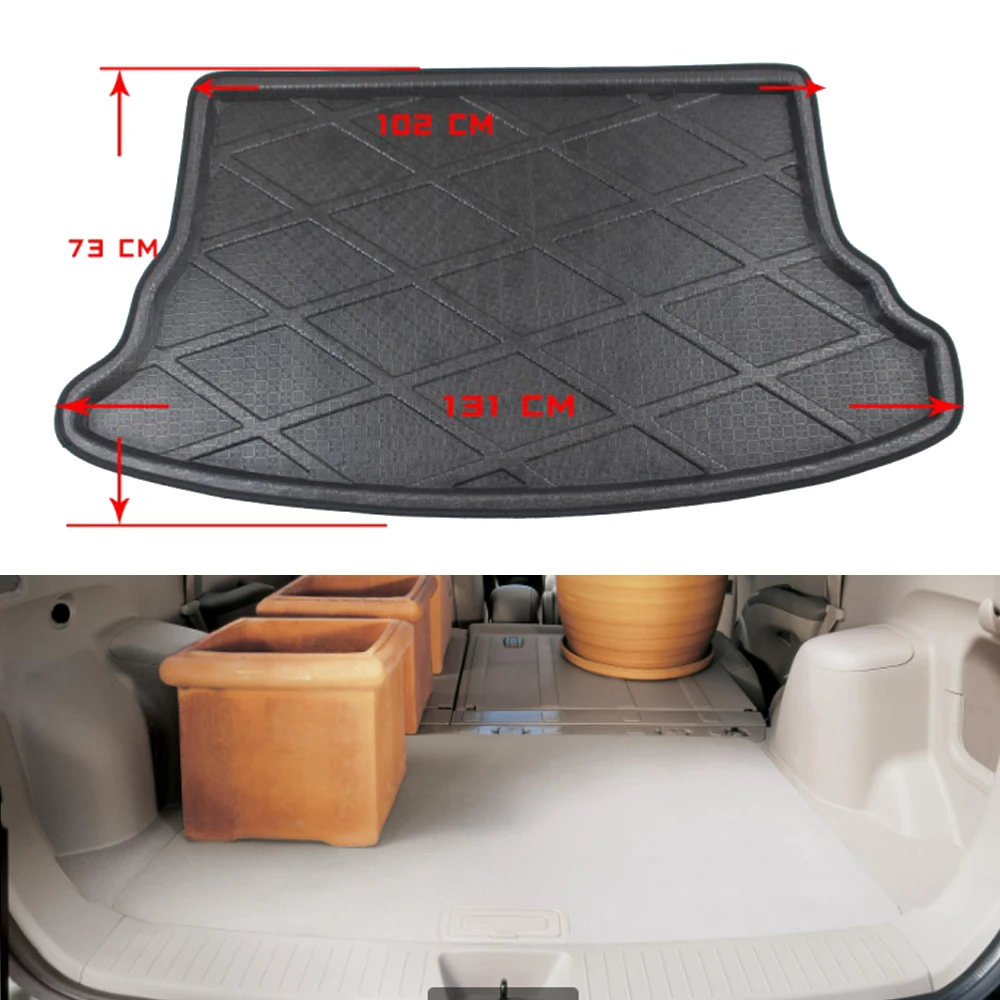 Car Rear Trunk Mat for Kia Sorento BL LX XS EX 2003~2010 2004 Waterproof Floor Pad Space Decoration Boot Carg Cover Accessories