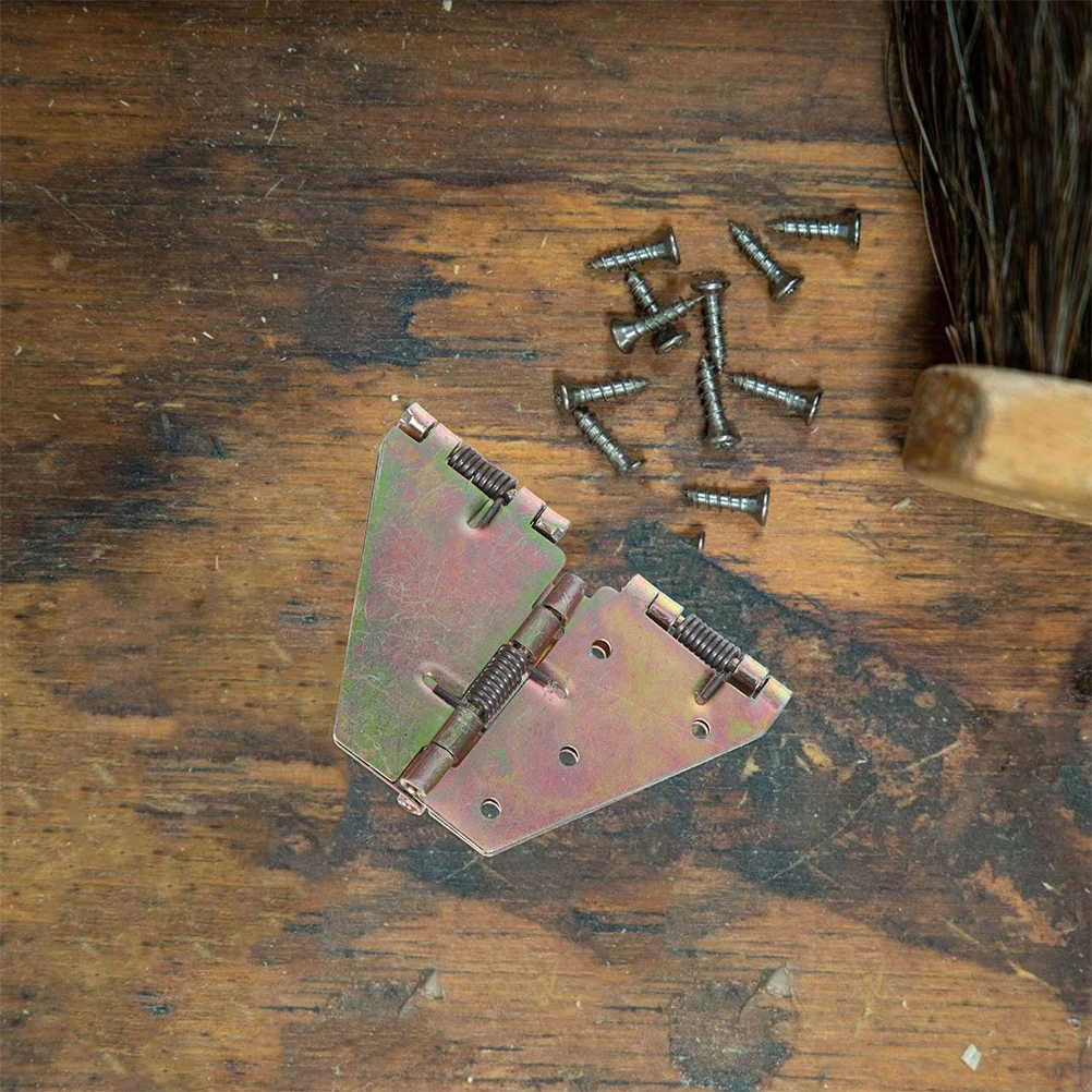 

2pcs Butterfly Hinge Heavy Duty Iron Hinges For Wall Mount Folding Desk Drop Leaf Table Support Dining Room Coffee Table Shelf