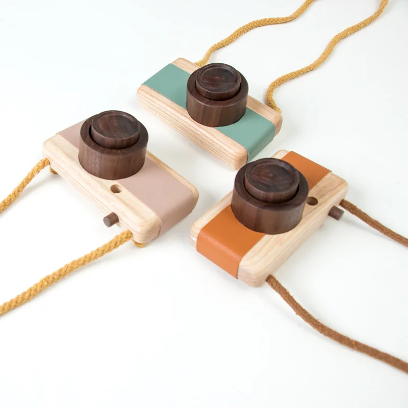 

Деревянная имитация камеры в скандинавском стиле, стильный игровой домик, реквизит для ролевых игр, идеальная детская одежда, дропшиппинг