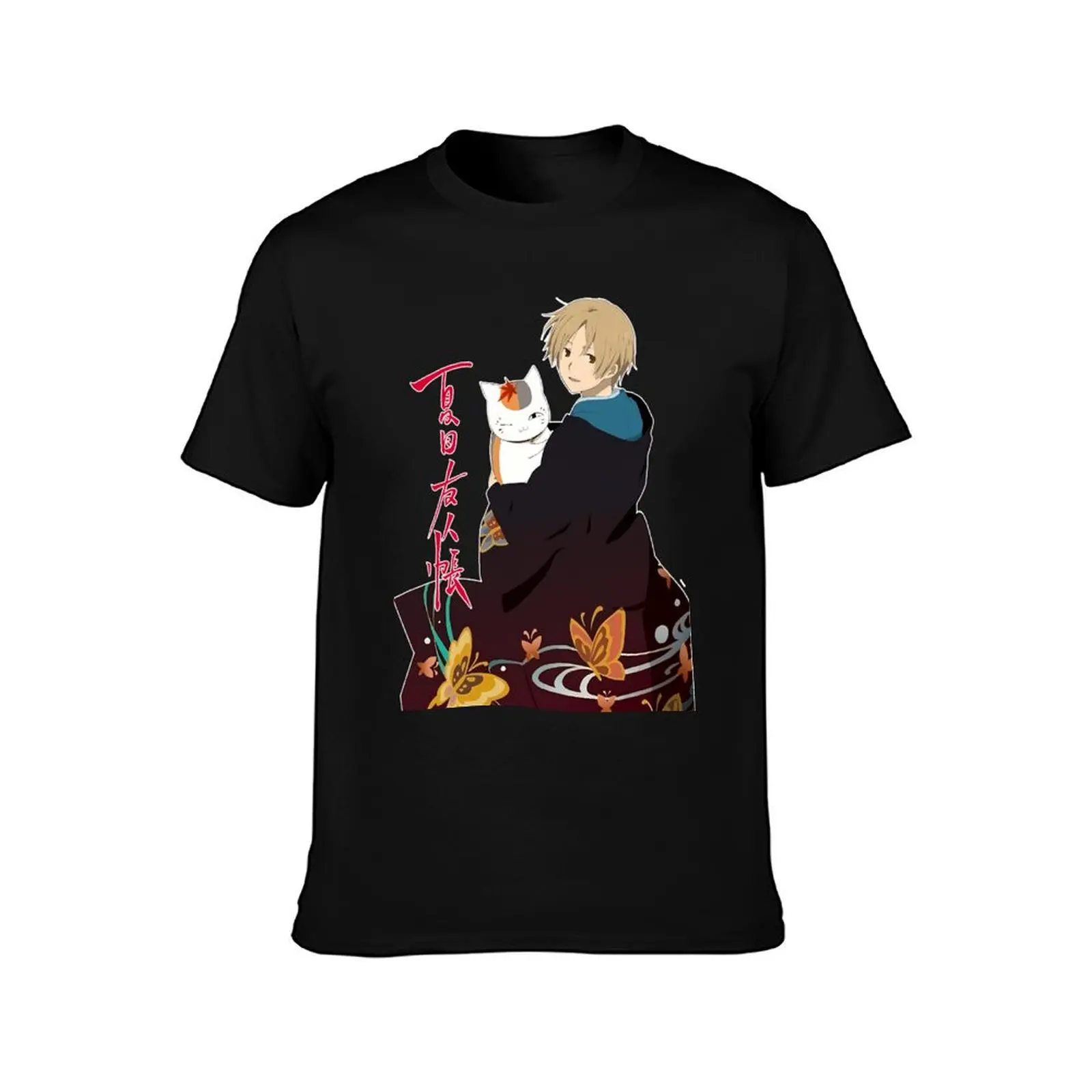 Natsume Yuujinchou T-Shirt blacks graphic shirts mens graphic t-shirts big and tall