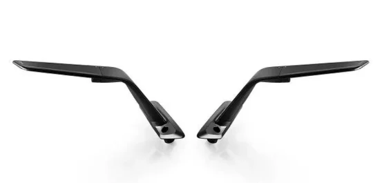 Hoge Kwaliteit Motorfiets Achteruitkijkspiegel Hd Blauw Reflector Spiegel Zwart Aluminium Achteruitkijkspiegels Voor Yamaha TMAX560 2022-2023