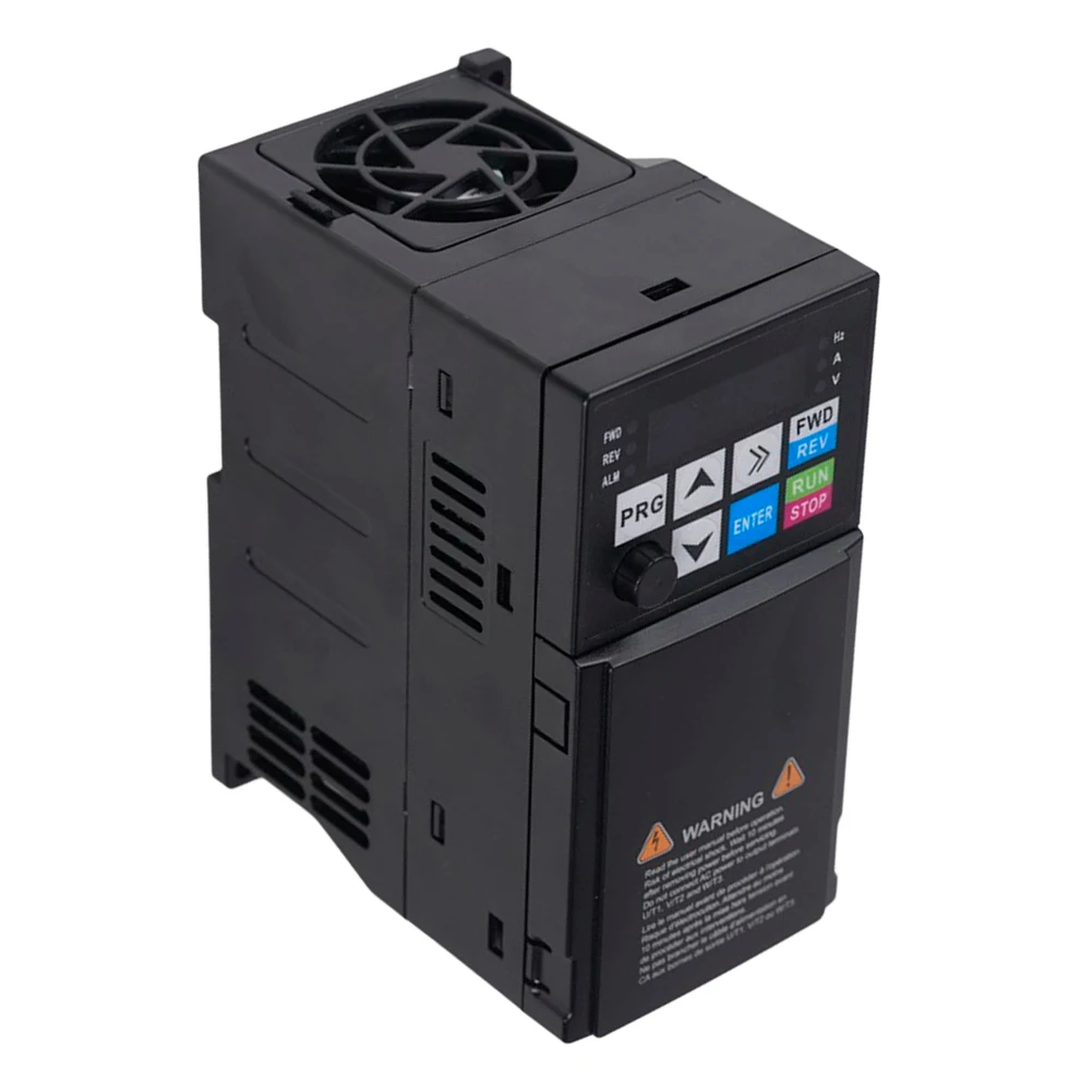 VFD Motor Drive 1.5kW 220V 1-Phase Input 3-Phase Output with Advanced V F Algorithm and Constant Current Output Performance