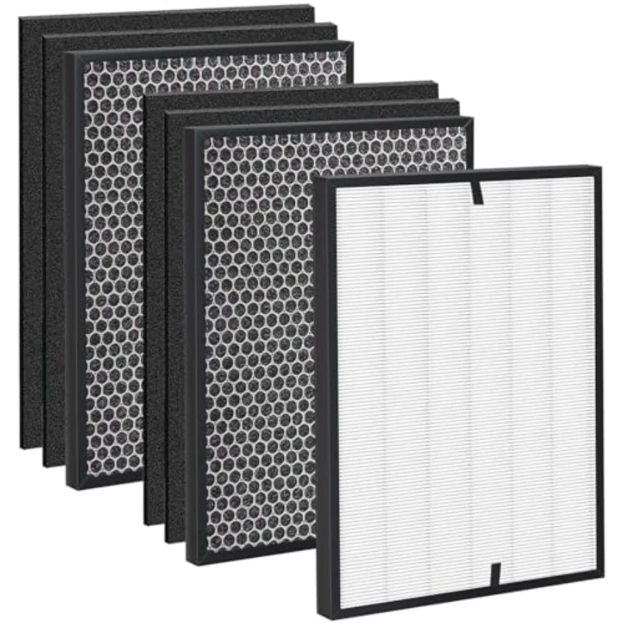 

7-Pack Amboseli Replacement Filters Compatible 3000 Air Purifi-er 3000 3000M 3000Pro Air Purifi-er 1 air filter 2 Activated Car