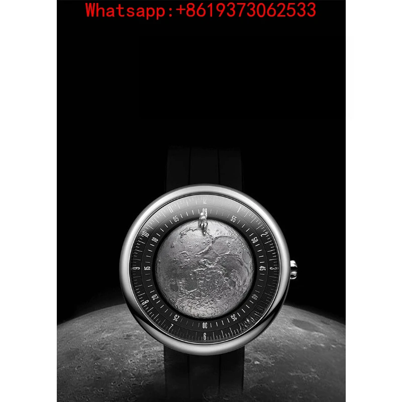 Customized High-end Exploration Series Art Watch Mechanical Watch Lunar Explorer Moon  Titanium Version Men's Watch