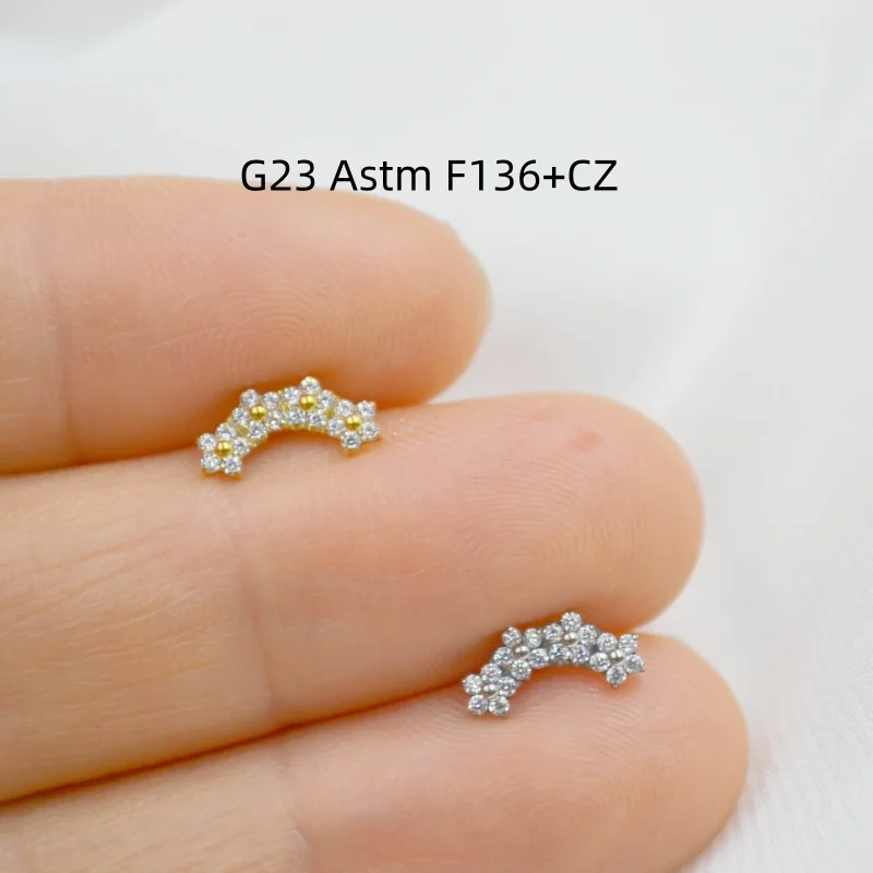 

Новинка: Набор из 10 украшений для пирсинга из титана G23 (16G) с фианитами в форме звезды, для губ, хеликса, трагуса, рука, уха, штанги-лабреты, серьги-гвоздики.