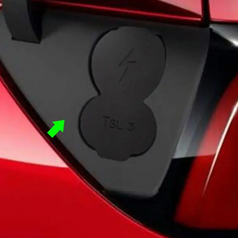 Silicone Charging Port Protective Cover European Standard Waterproof Dustproof Protection ForTesla Model 3 Model Y