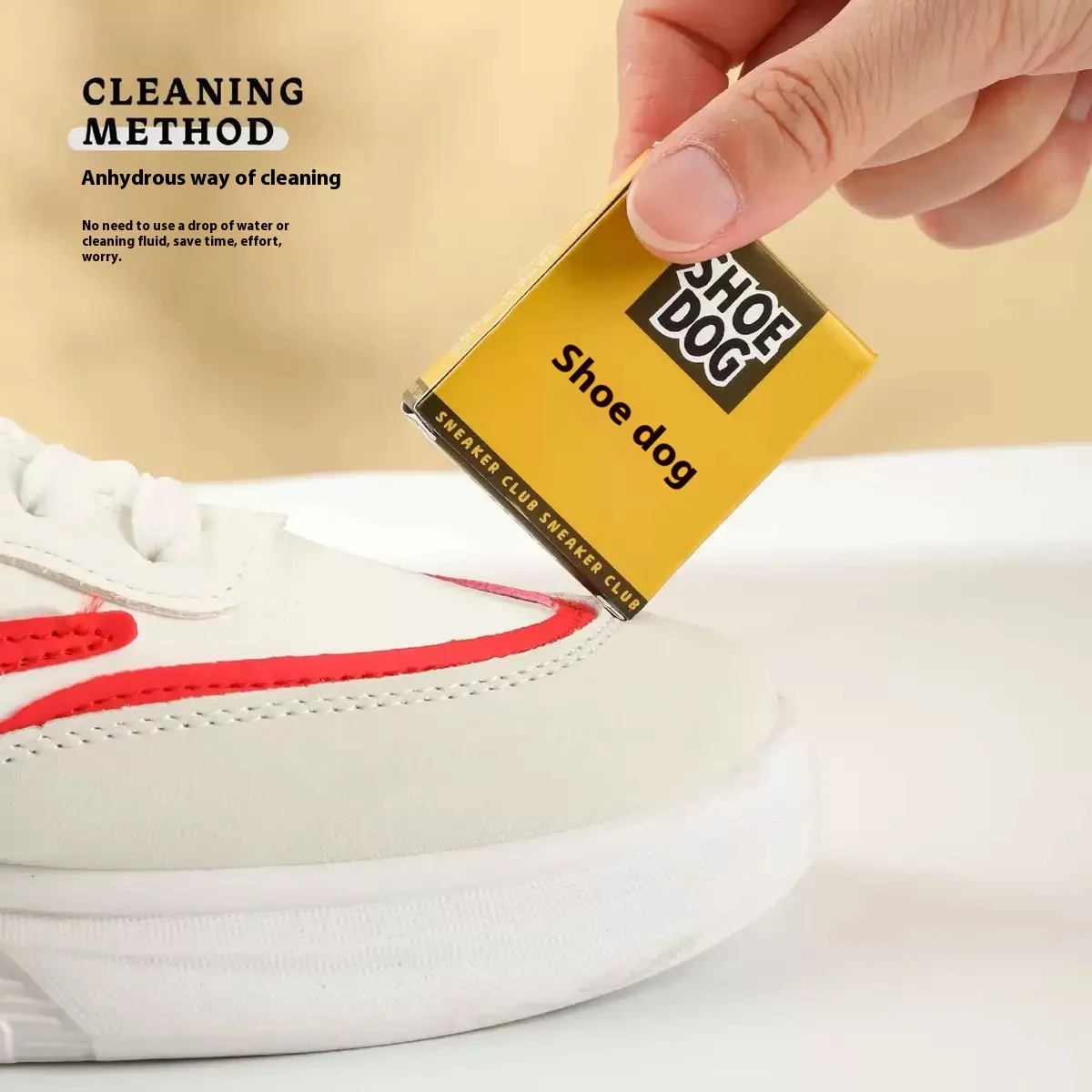 Shoe Cleaning Eraser - Revitalize Your Sneakers with This Waterless Shoe Brush for Stain Removal and Conditioning