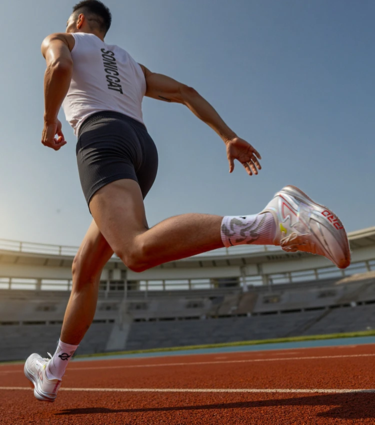 سونيك كات المهنية طويلة الجري المنافسة لوحة الكربون المزدوجة أحذية رياضية توسيد ماراثون تدريب الرجال أحذية رياضية