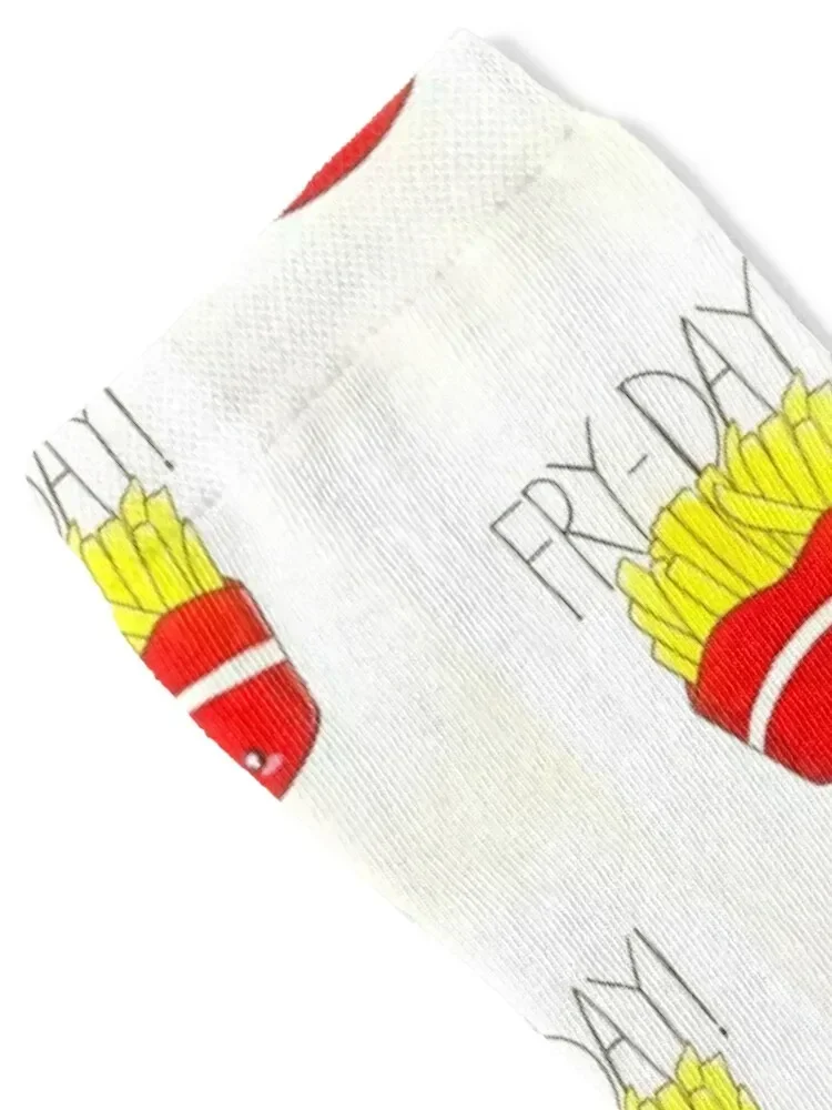 FRY-DAY Socks Christmas with print Run retro Men Socks Women's