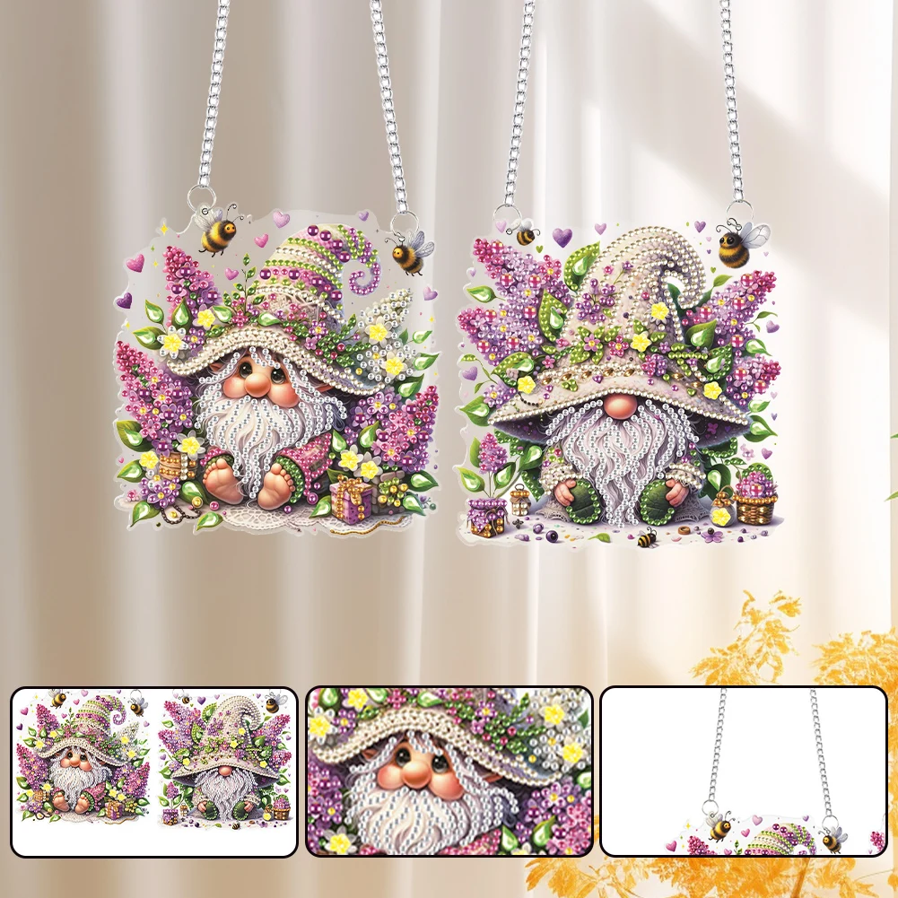

DIY Diamond Painting Ornament Hanging Kit for Wall Decoration Artistic Home Decor Food Serving Kitchen Accessories Craft Hobby Tool