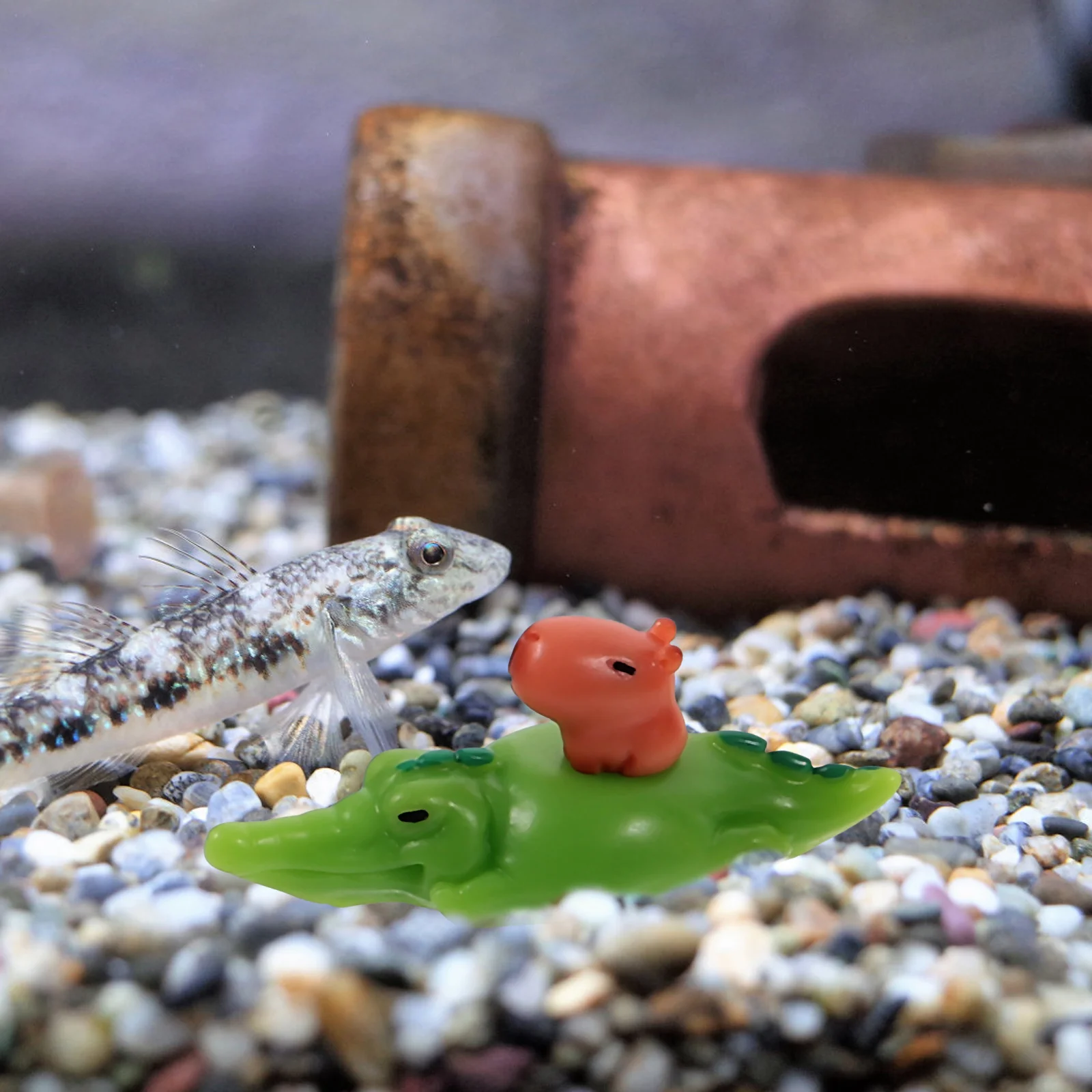 10 Uds. De decoraciones de capibara, Mini figuras de animales, pequeños animales de resina, micropaisaje, adornos de escritorio, estatuas en miniatura