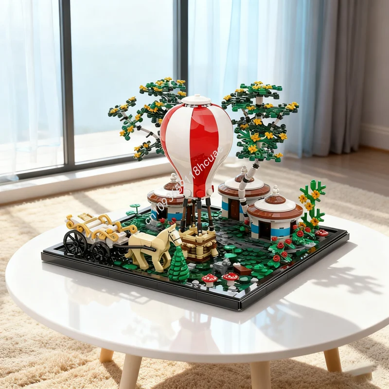 

888 шт. MOC Волшебник Оз Homecoming Заморадная модель здания рождественские подарки блоки игрушки конструкция сборка DIY идея образование