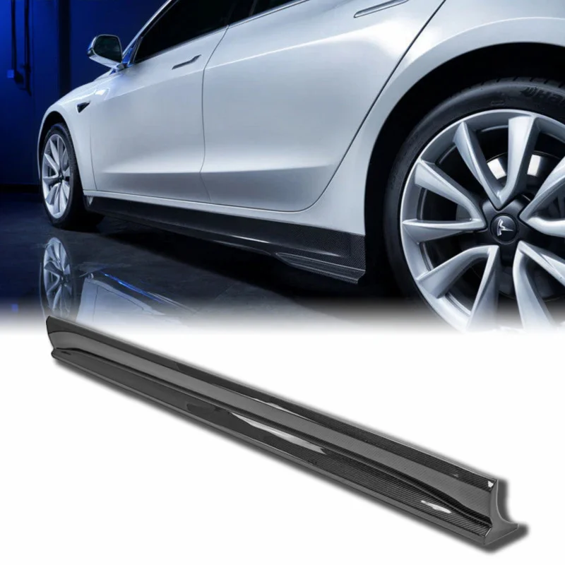 

EPR Luxury Side Skirt MODEL 3 2023 Facelift EPA Type Carbon Fiber With Easy Installation