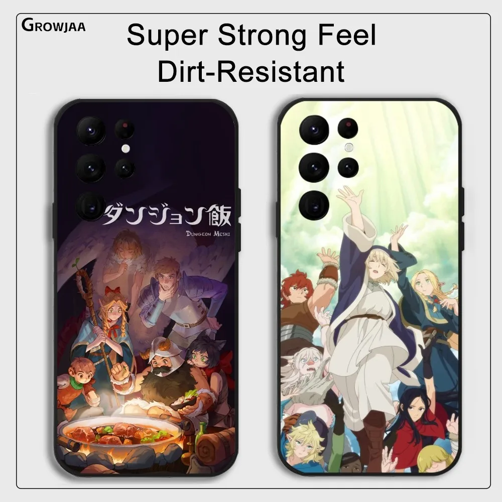 Anime D-Delicious in Dungeon Phone Case For Samsung Galaxy S25 S24 S22 S23 Ultra S21 S20 Plus 5G Protective Silicone Funda