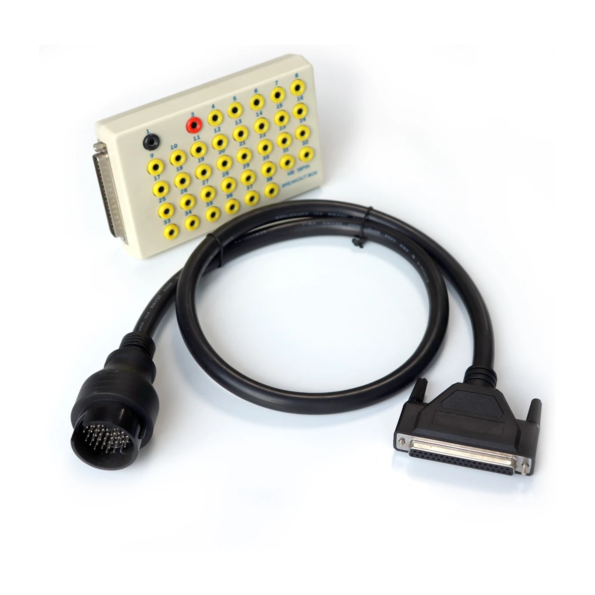 

OBD2 16-контактный разъем, автомобильный диагностический инструмент OBDII 16-контактный разъем Профессиональный автоматический тестер неисправностей Детектор OBD2