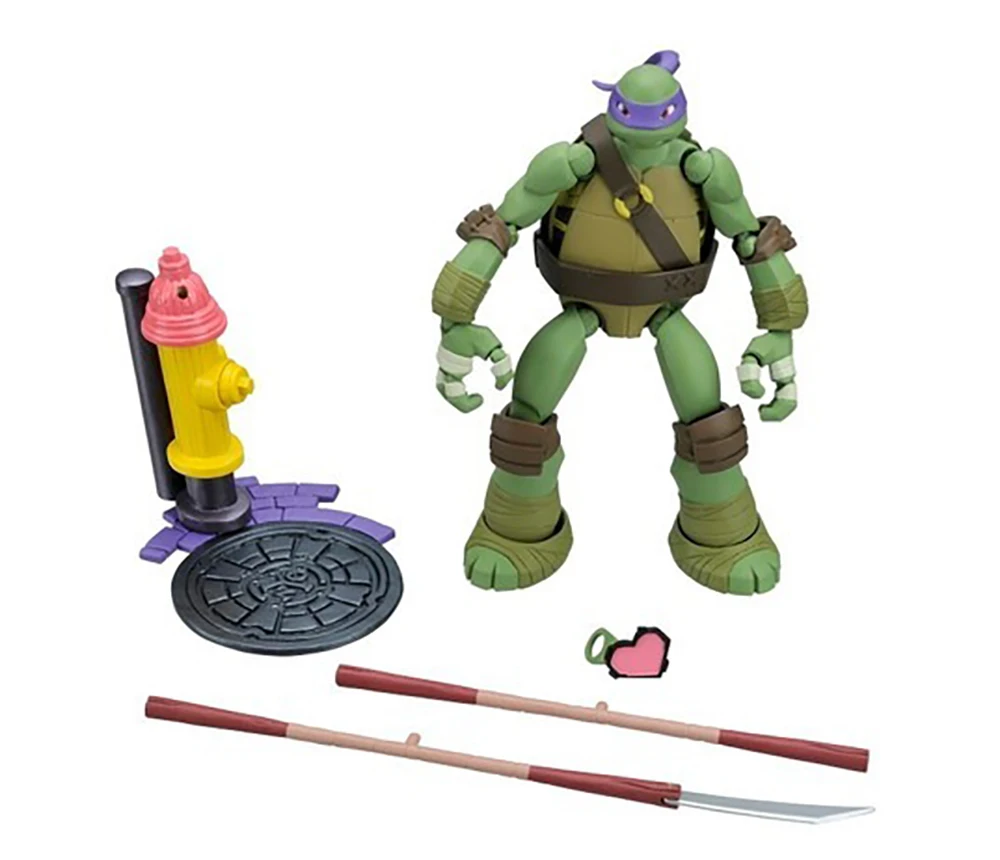 100% Oryginalne, dostępne od ręki Kaiyodo Revoltech Teenage Mutant Ninja Turtles (serial TV z 2012 roku) Donatello Kolekcja Model Zabawki