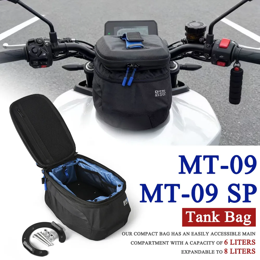 

Motorcycle Accessories New Waterproof Fuel Tank Bag 6L~8L Tool Backpack Portable For Yamaha MT-09 MT 09 SP MT09 2024 2025 2026