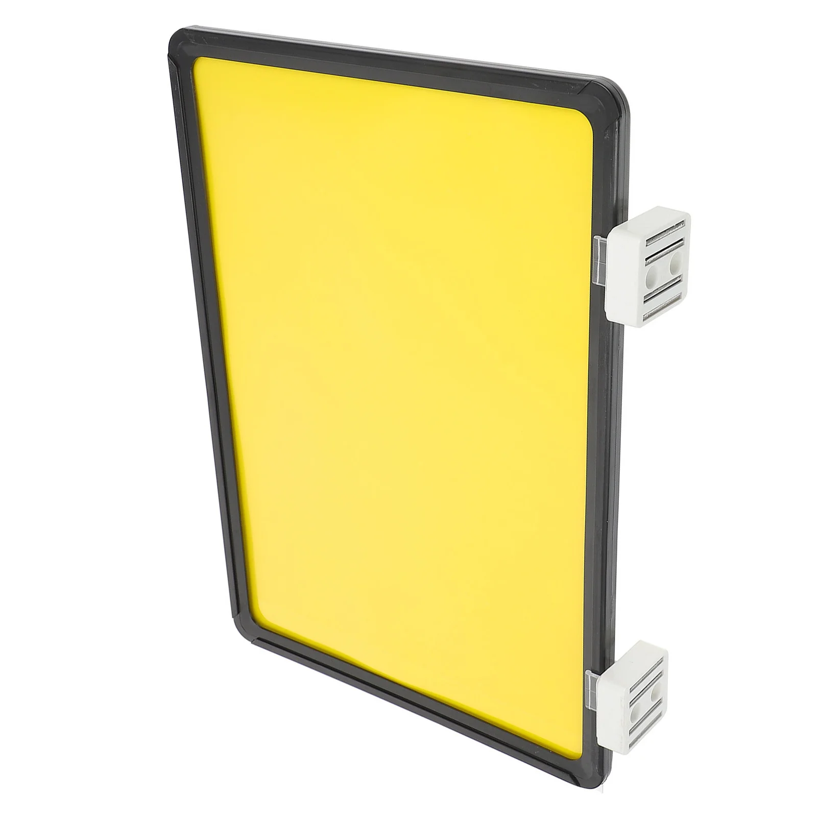 1pc Magnetic Warehouse Sign Board Durable Reusable Classification Label Indicator For Shelving Shelf Guide Iron Surface Black