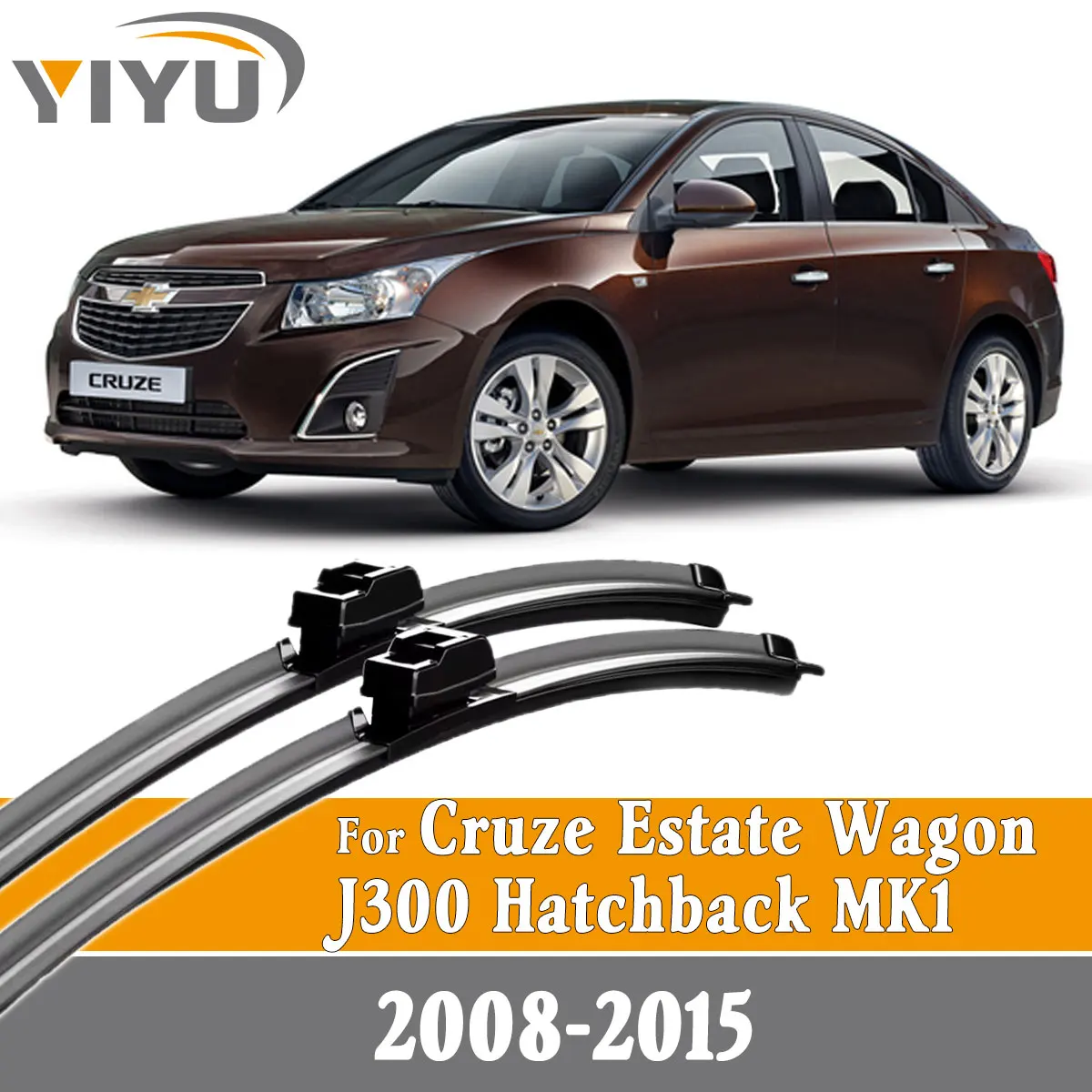 2 Stück Auto-Frontscheibenwischer für Cruze Estate Wagon J300 Hatchback MK1 2008-2015 Windschutzscheibenbürsten Zubehör