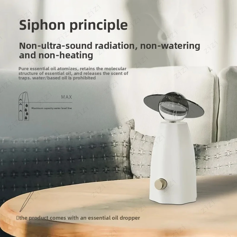 Scarecrow Shaped Waterless Aromatherapy Machine Small Night Light Rechargeable Desktop Decoration Aromatherapy Machine