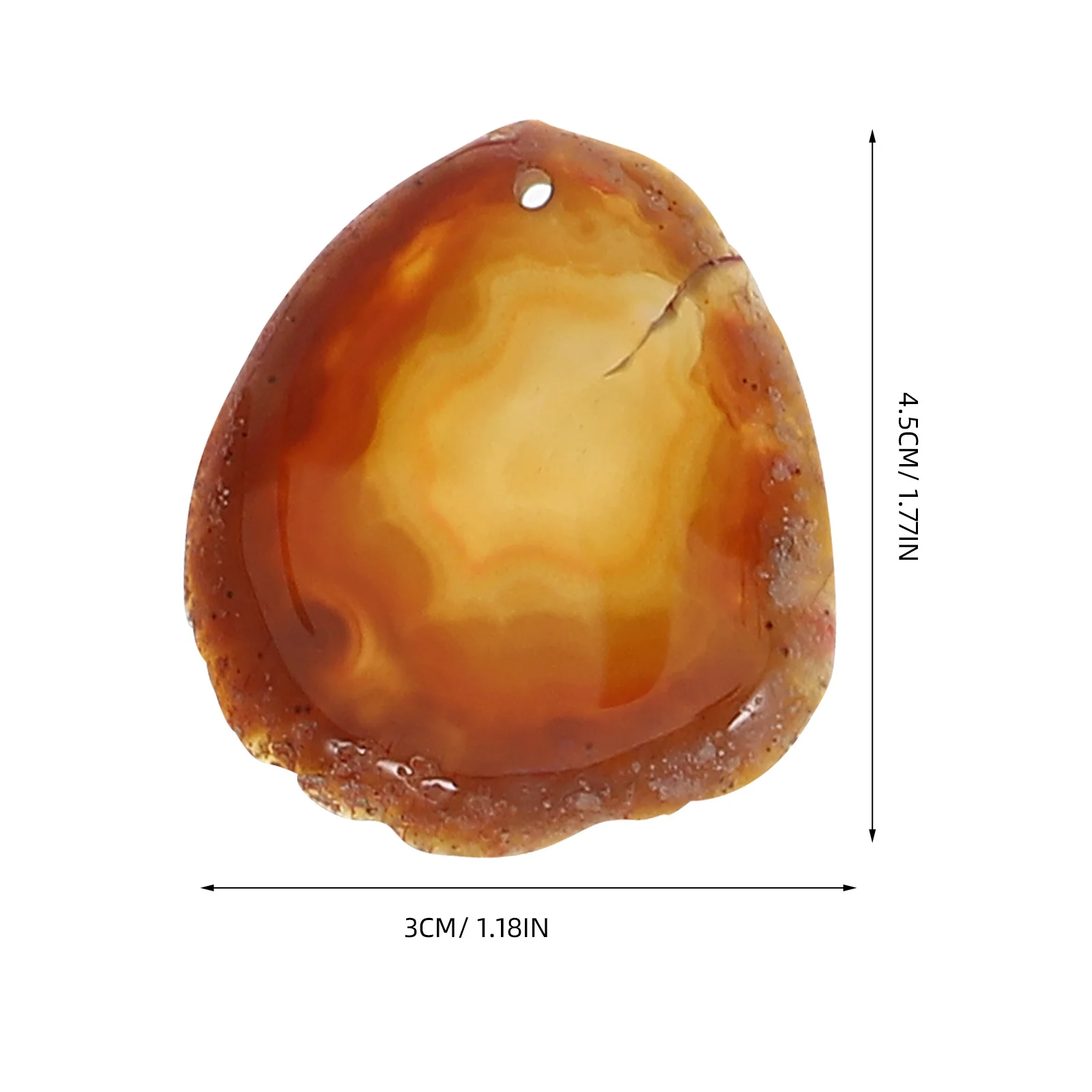 20 szt. Kolorowe Plasterki Agatu Naturalny Kamień Do Zawieszek Dzwonków Wietrznych DIY Biżuteria Rękodzieło Dekoracje Koraliki Akcesoria Modowe