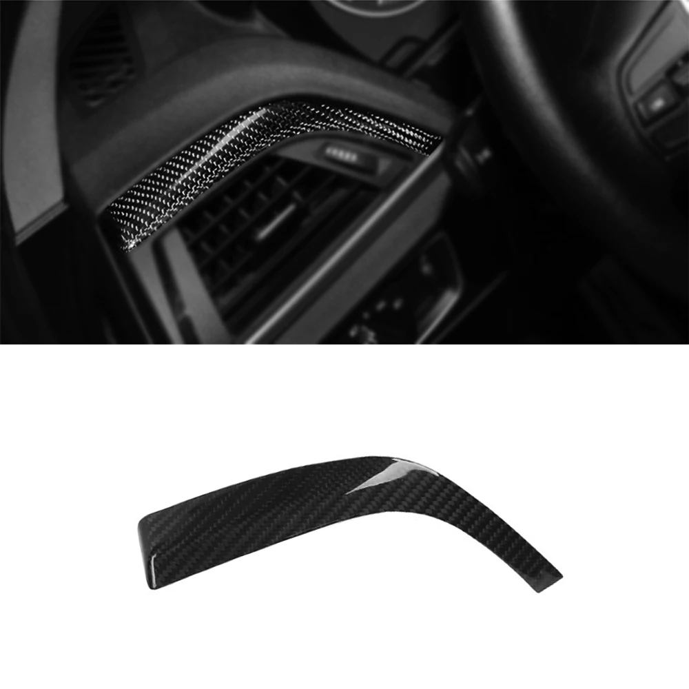 LHD Real Dry Carbon Interior Air Conditioning Outlet Vent Cover For BMW 1 2 Series F20 F21 F22 F23 2012-2018