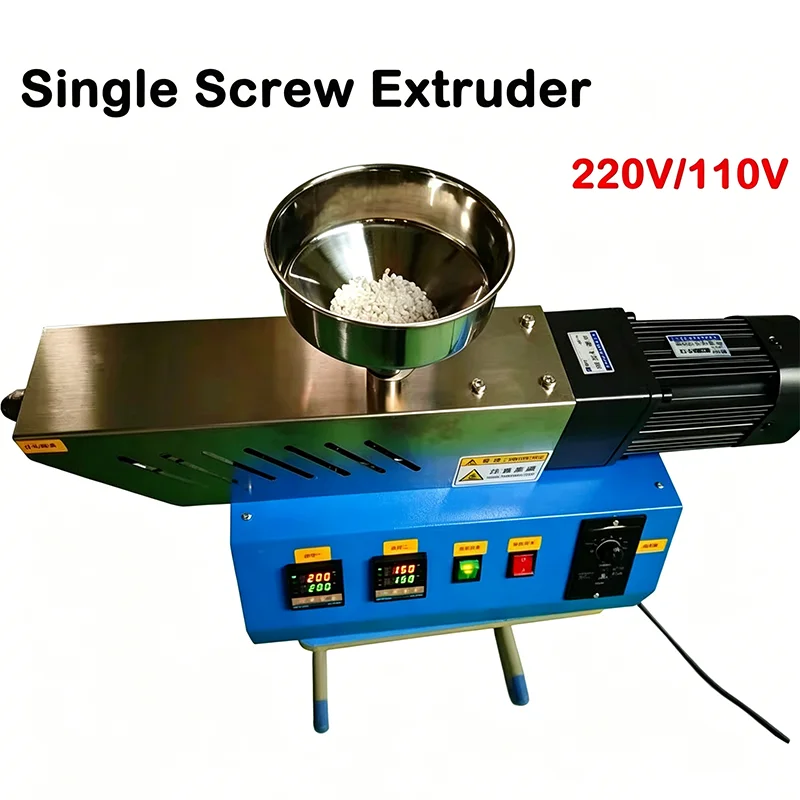 Mini Single Screw Plastic Extrusion Machine, Suitable for Thermoplastic Pellets Like PE, PP, PS, PA 500-1000g per Hour