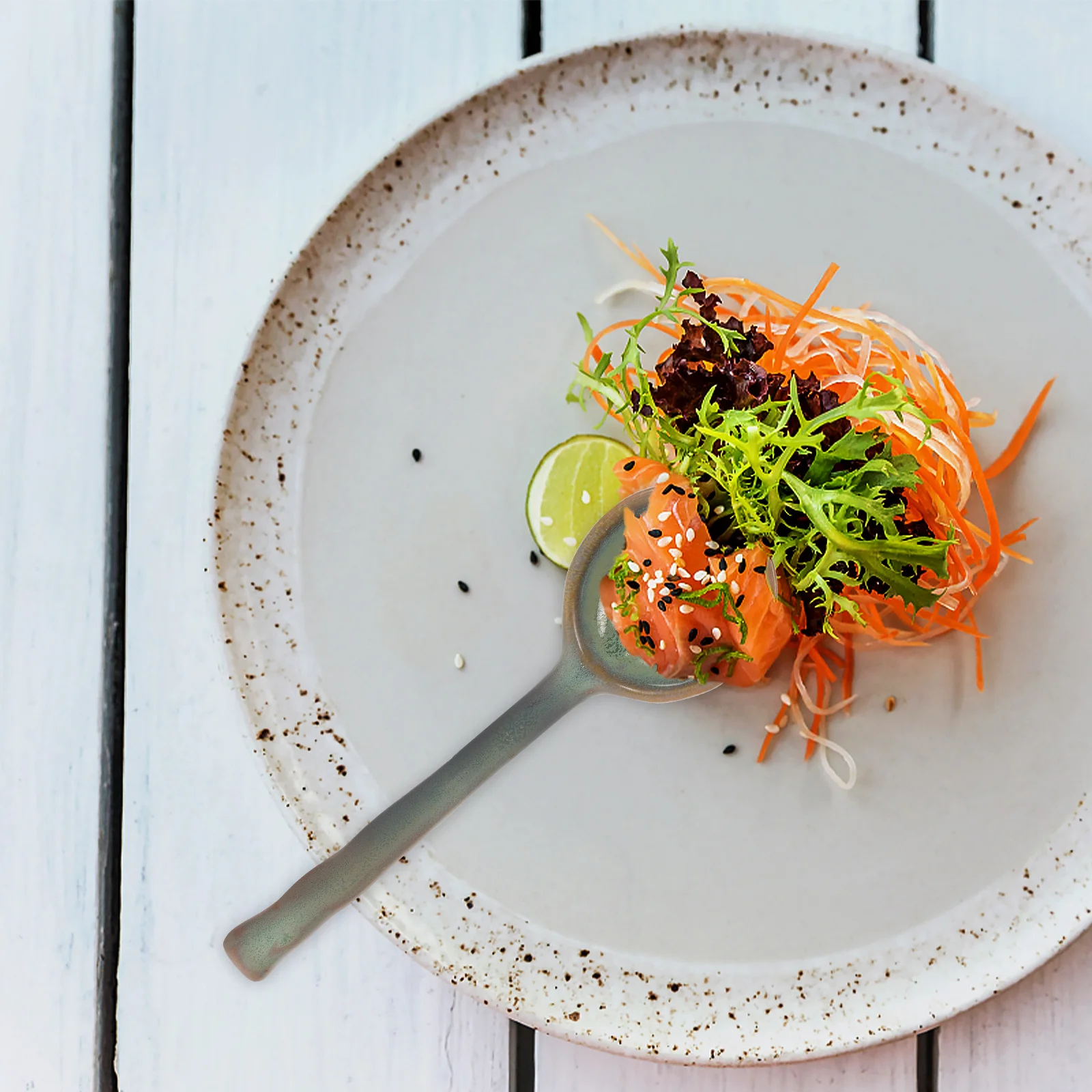 

Ceramic Soup Spoon Japanese Style Household Porridge Dessert Coffee Stirring Spoon Coffee Spoons Creative Spoons