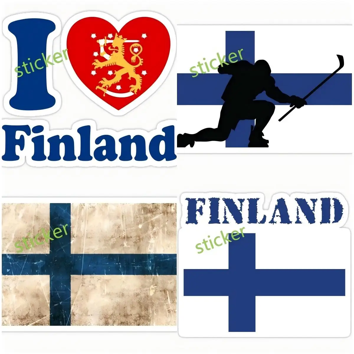 

Finland Decal Vinyl Car Sticker Fashion Motorcycle Bumper Window Decal Laptop Bumper Bodywork Windshield Suv Stickers