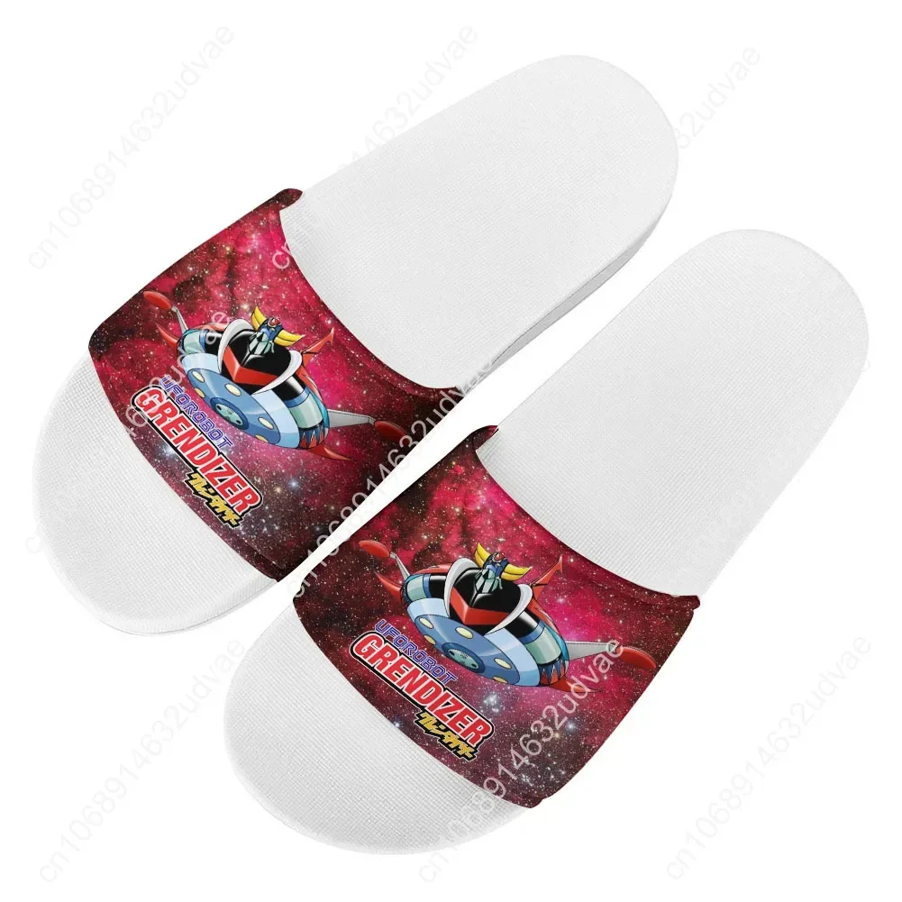 UFO Robot Grendizer Slippers Home Bathroom Sandals Water Shoes Men Women Teenagers Indoor Poor Sandal Customized Summer Slipper